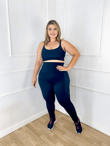 Legging Lisa com Elástico na Cintura e Cós Duplo - Shape