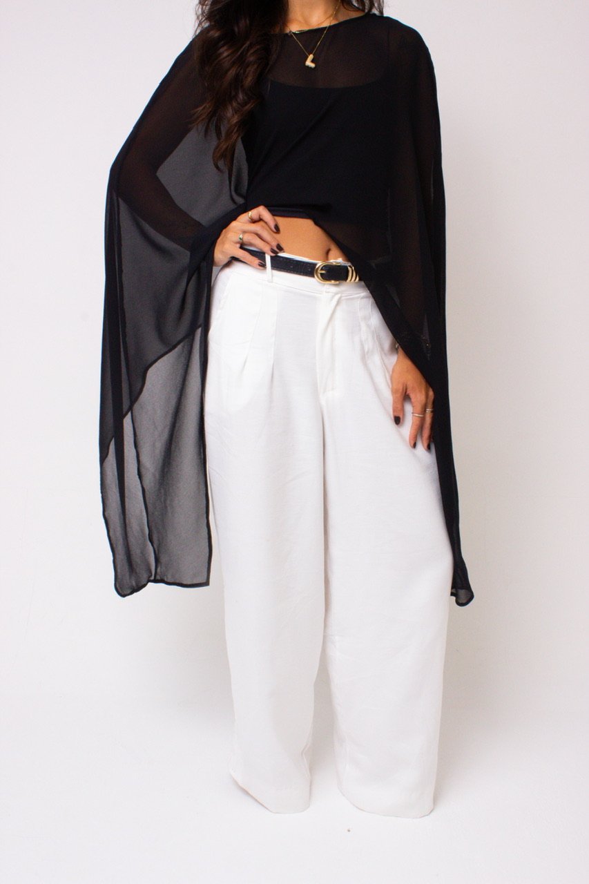 Calça alfaiataria fancy