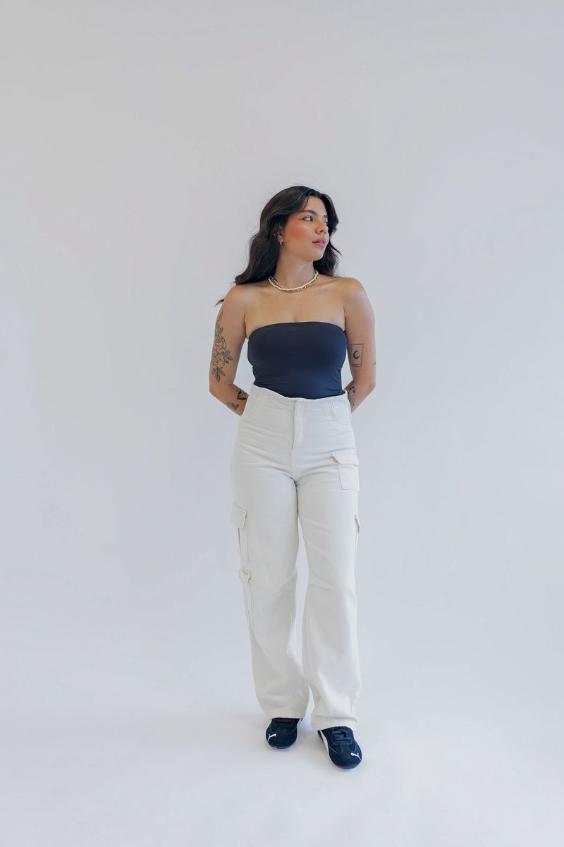 Calça branca juno | Go girl