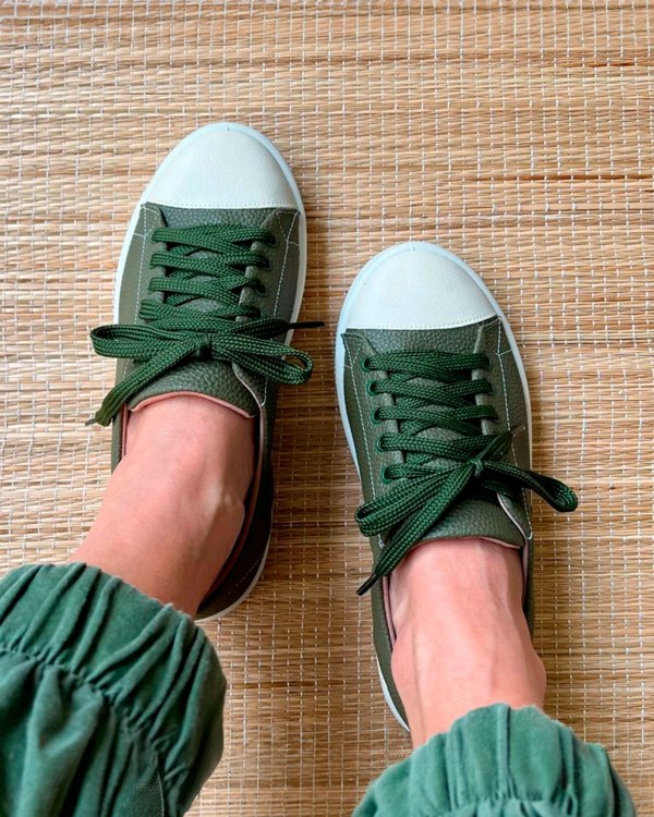 Tênis Julie Verde Musgo | Cris Roberto