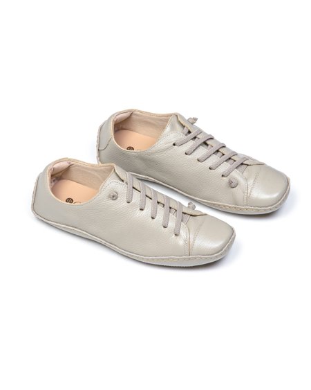 Tênis Couro Com Elástico Off White Cris Roberto - Main Image