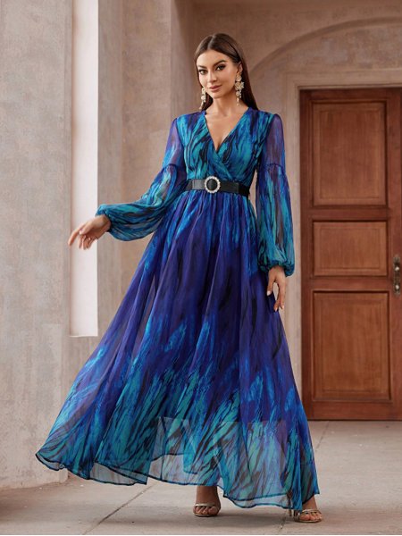 Vestido Longo Manga Vestido Manga Longa 2019 Fashion Vestidos
