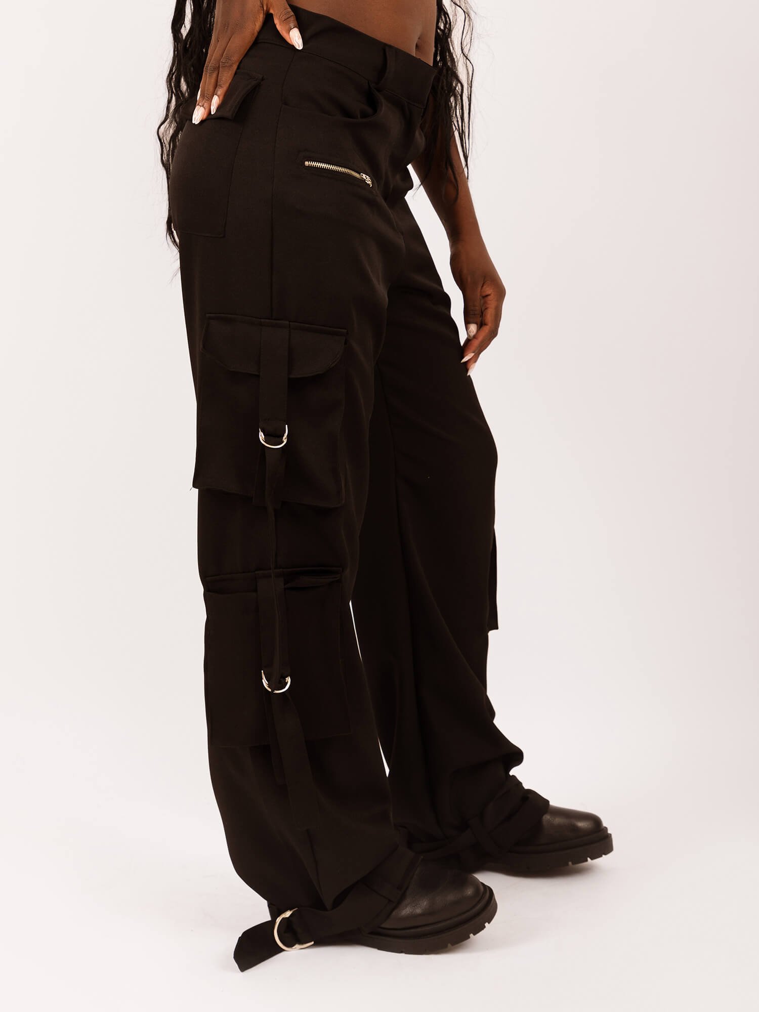 Calça Cargo de Alfaiataria Exclusiva Estilo Moderno Expressio