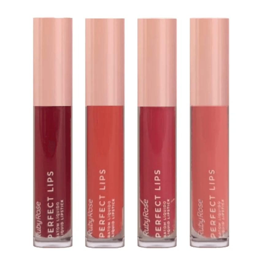 Balor Perfect Ruby Batom Líquido Perfect Lips Ruby Rose | SuperGloss
