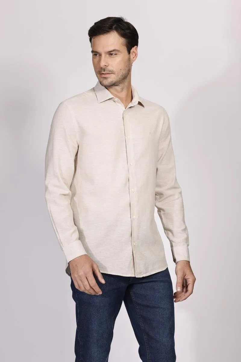 ARAMIS CAMISA MANGA LONGA REG LINHO COM ALGODAO Club Men Multimarcas