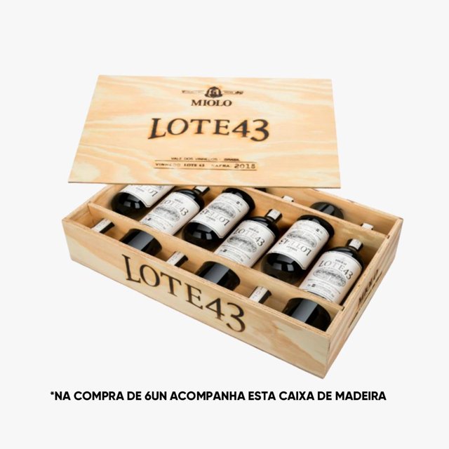 Vinho Miolo Lote 43 750ml Safra 2022 | Sunwine | Sunwine | Adega ...