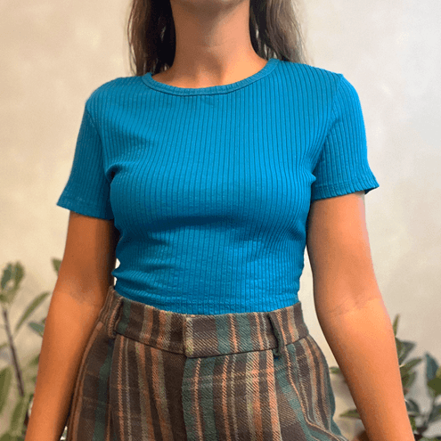 Blusa Malha Rib Farm