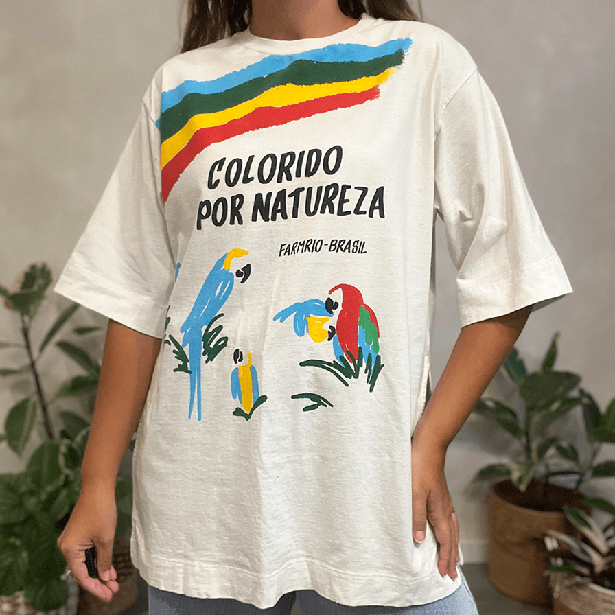 Camiseta Silk Arara Farm