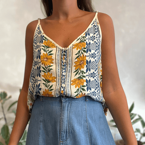 Blusa Floral Farm