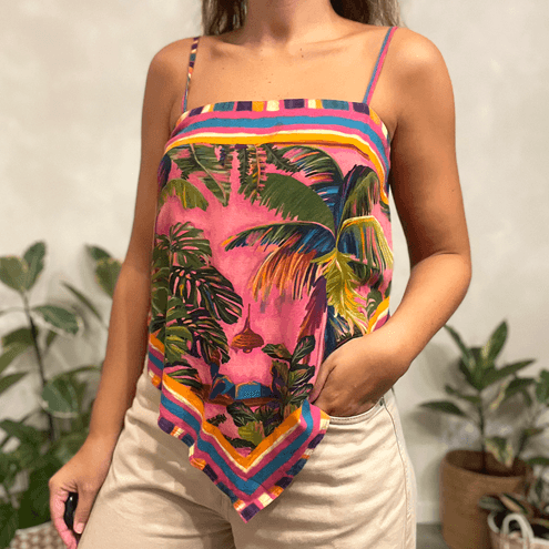 Blusa Est Assimétrica Farm