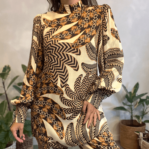 Blusa Cetim Banana Farm Global