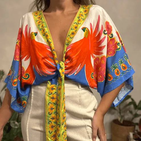 Blusa Jardim de Cor Farm