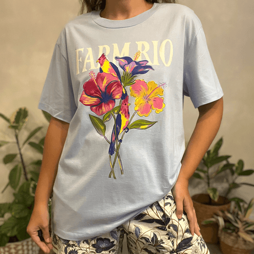 Camiseta Silk Floral Farm