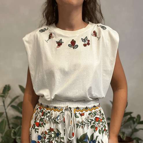Camiseta Bord Coquetel Farm
