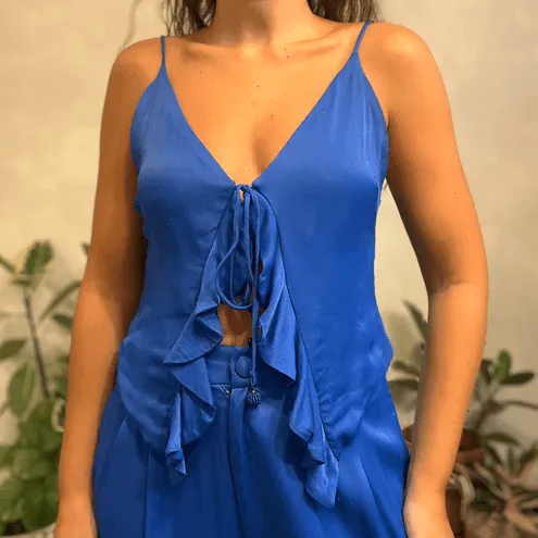 Blusa Lisa Babado Farm