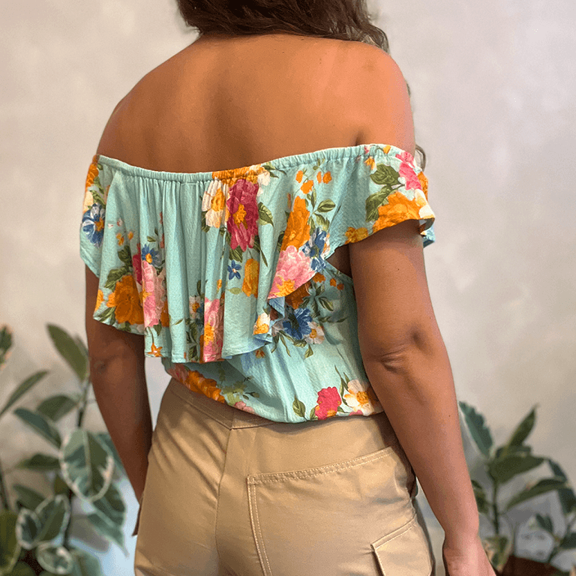 Blusa Floral Ombro Farm - imagem 2