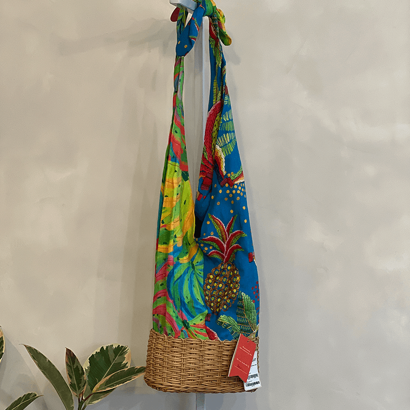 Bolsa Floral Cesto Farm + Nannacay