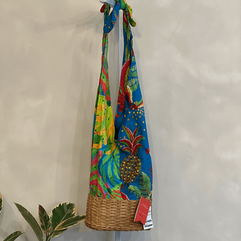 Bolsa Floral Cesto Farm + Nannacay