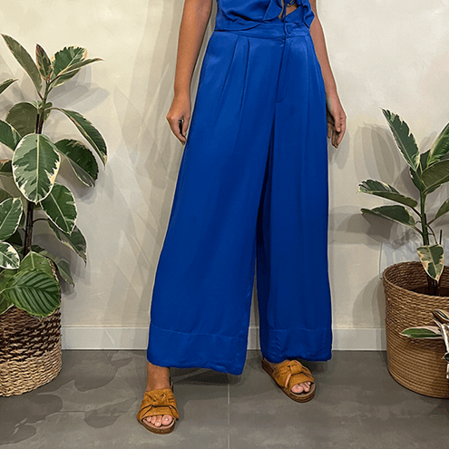 Calça Pantalona Lisa Farm