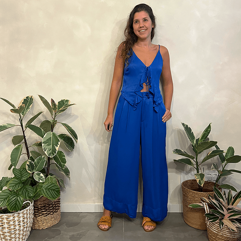 Calça Pantalona Lisa Farm - imagem 2