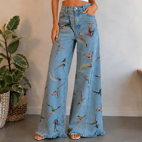 Calça Jeans Bordada Farm 34
