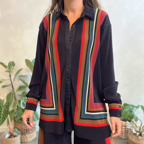 Camisa Plissada Listra Farm