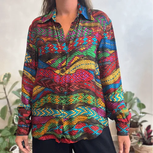 Camisa Cetim Vitral Farm Global