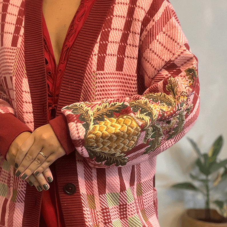 Casaco Tricot Farm Global + Barbour - imagem 2