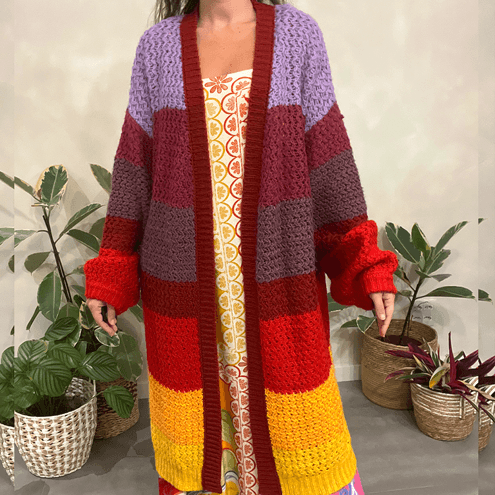 Casaco Crochet Listra Farm Global