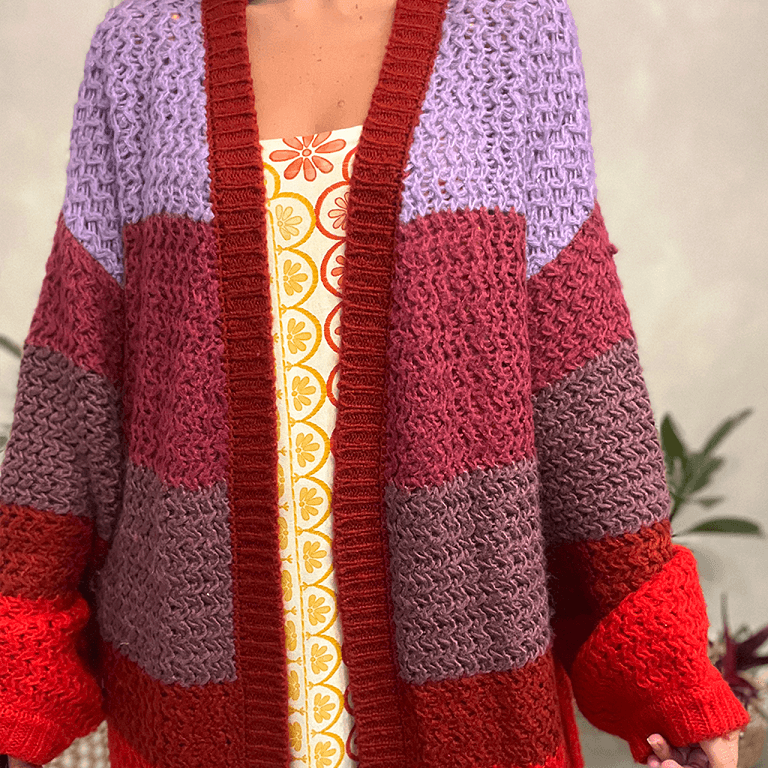 Casaco Crochet Listra Farm Global - imagem 2