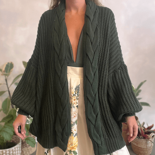 Casaco Crochet Liso Maria Filó