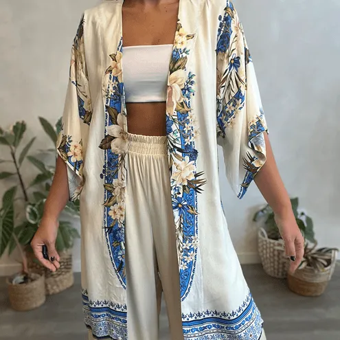 Kimono Floral Farm