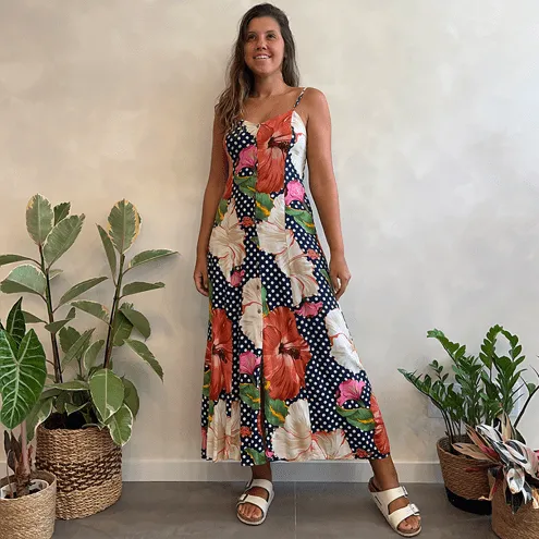 Vestido Floral Poá Farm