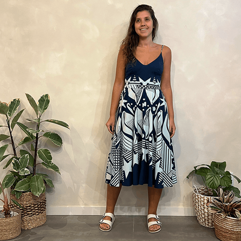 Vestido Conchas Farm Global