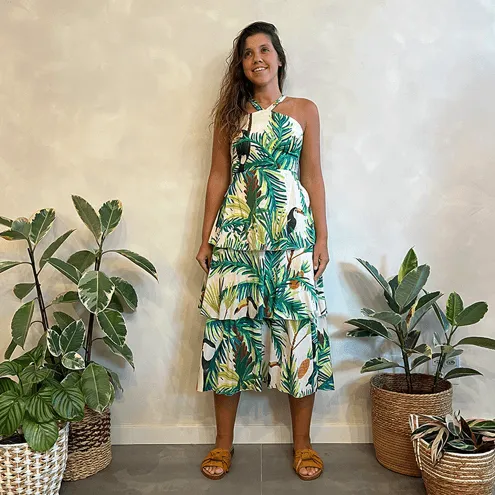 Vestido Tucano Babado Farm Global