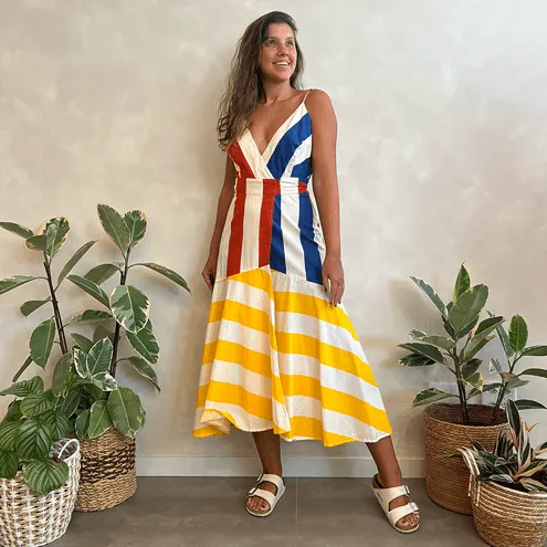 Vestido Listra Farm + Lulu Novis