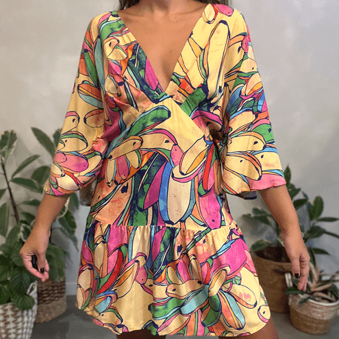 Vestido Curto Banana Farm