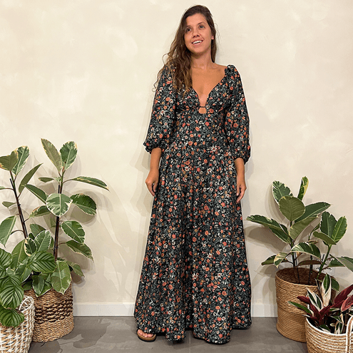 Vestido Jardim Florido Farm