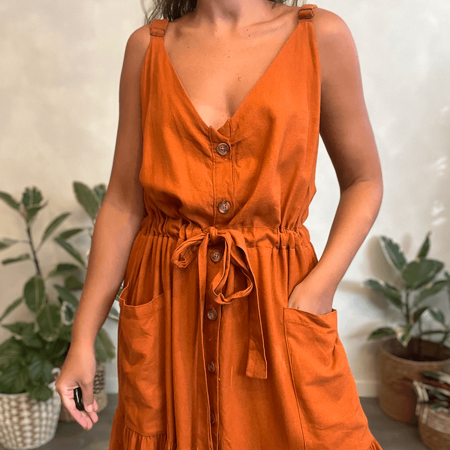Vestido Novo Liso Farm - imagem 2
