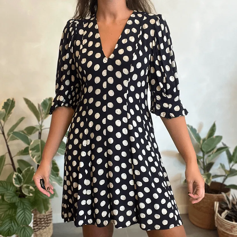 Vestido Poá Farm