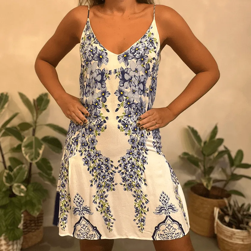 Vestido Curto Floral Farm