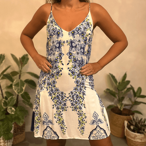 Vestido Curto Floral Farm