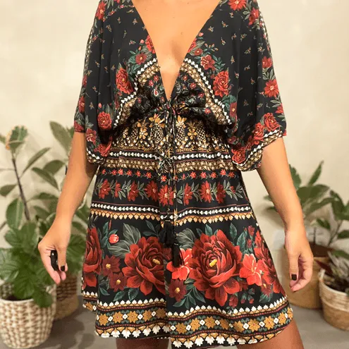 Vestido Curto Flori Farm