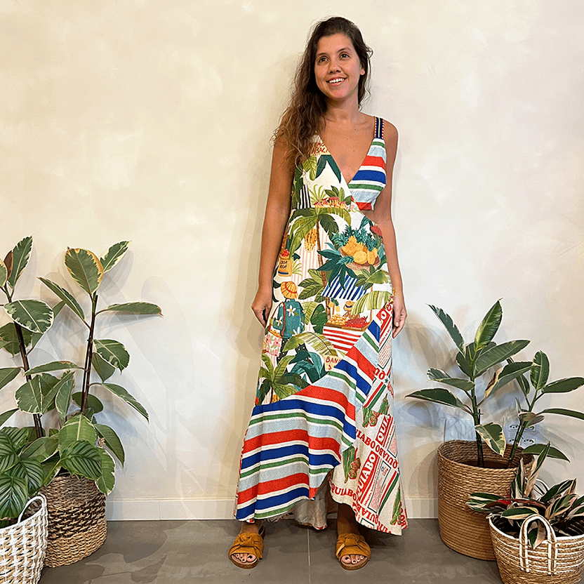 Vestido Novo Dia de Feira Farm