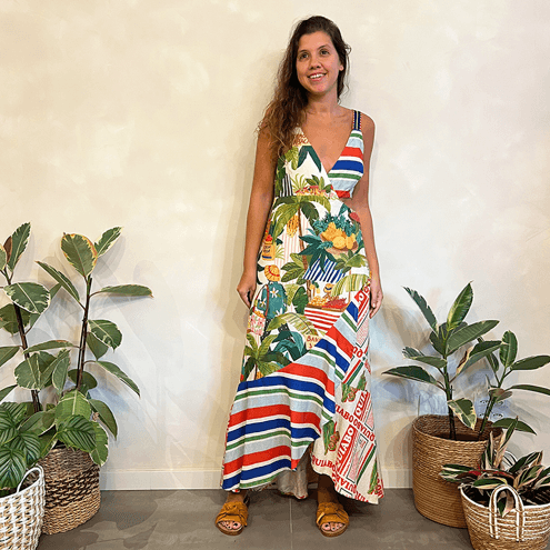 Vestido Novo Dia de Feira Farm
