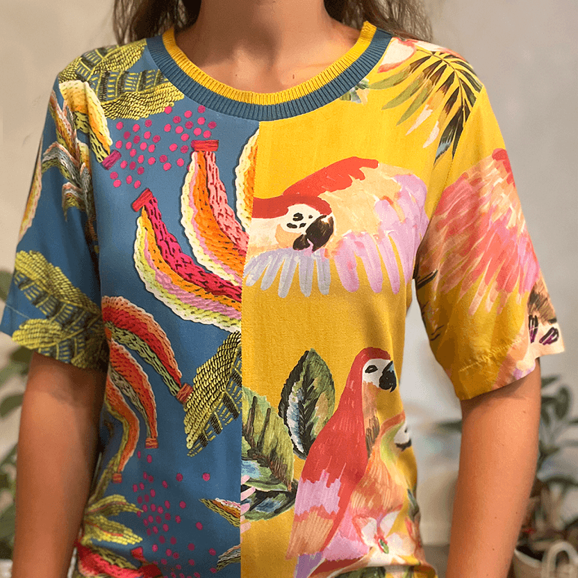 Vestido Mix Patch Farm - imagem 2