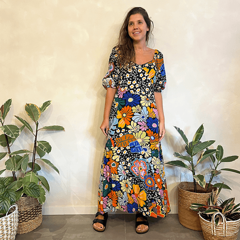 Vestido Mix Floral Farm