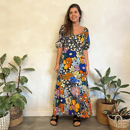 Vestido Mix Floral Farm