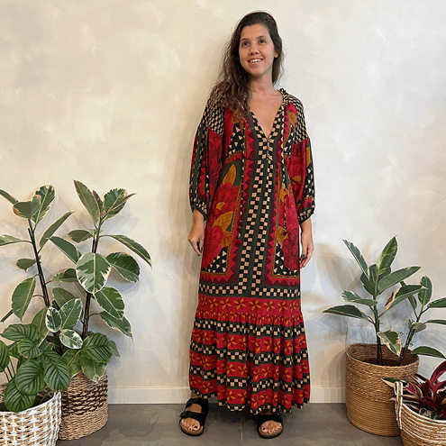 Vestido Floral Bangalore Farm
