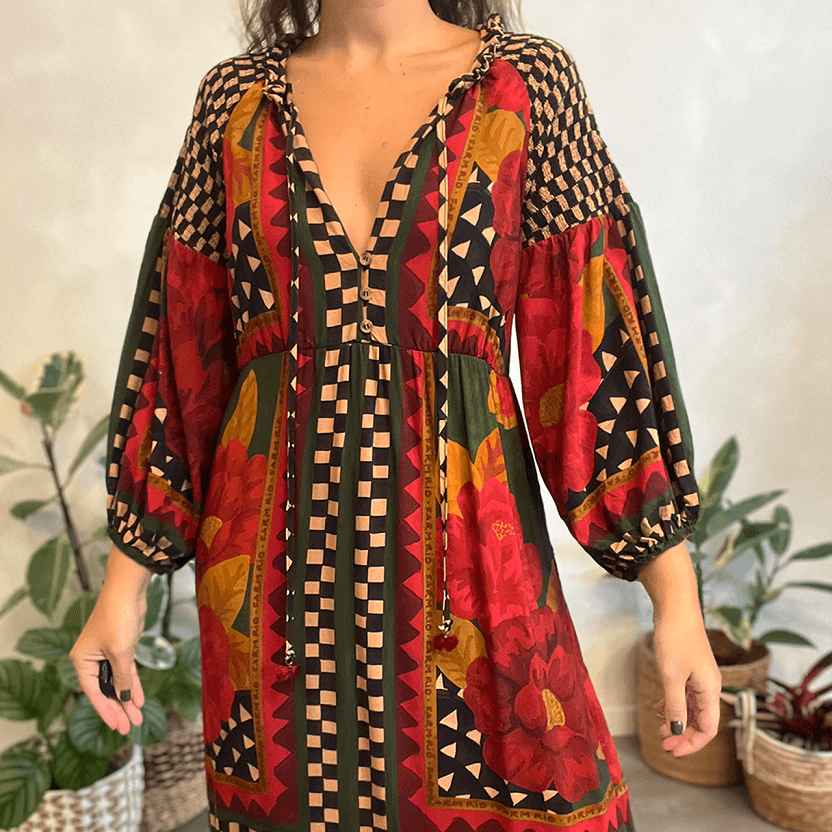 Vestido Floral Bangalore Farm - imagem 2